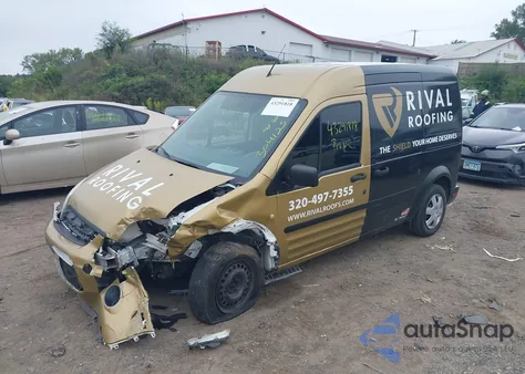 2013 Ford Transit Connect Xlt z USA, uszkodzony, nr VIN NM0LS7BN9DT160811